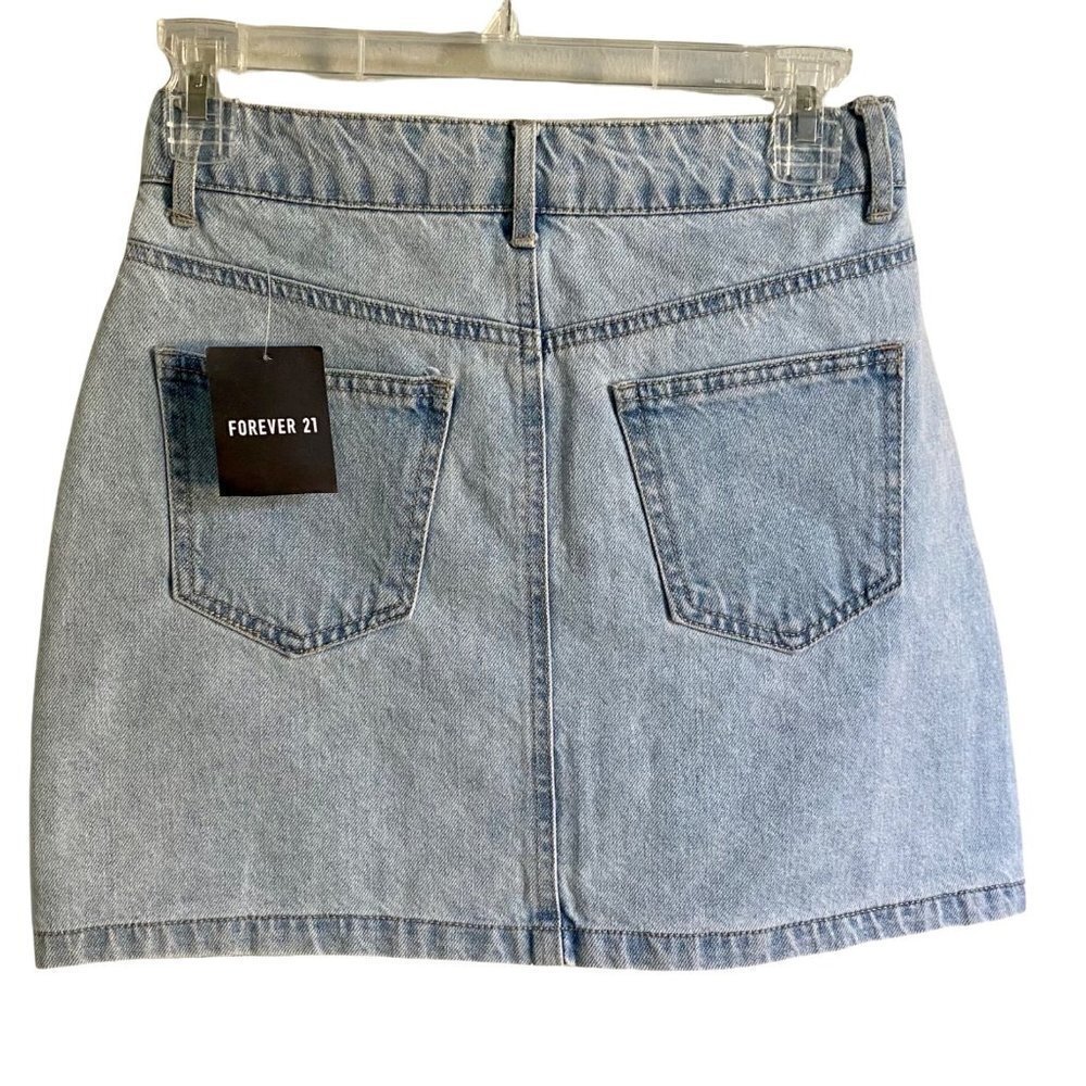 Forever 21 Light Denim Mini Skirt Small New with Tags